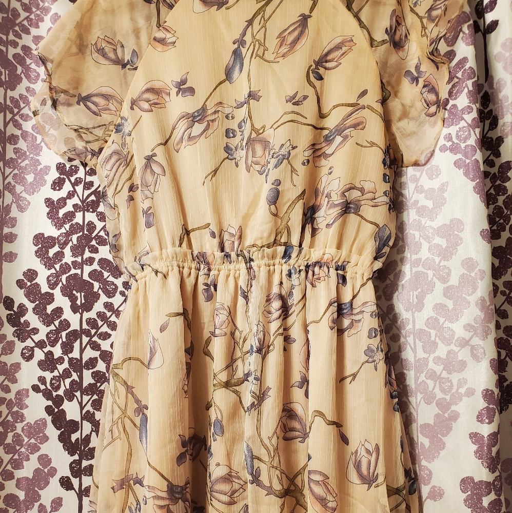 NWOT Pink Floral Dress Sz S - Picture 3 of 4